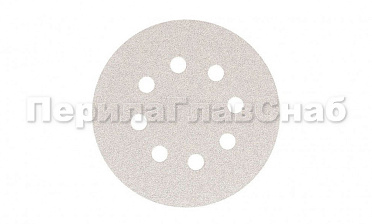 Шлиф.круг самолип. SMIRDEX d.125,P.80 c ОТВЕРСТИЯМИ Ф-0362 купить в Казани
