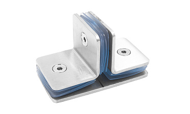 Коннектор для душевой кабины на 3 стекла шлифованный t727-2 SSS  купить в Казани