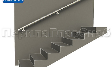 Готовый пристенный поручень с тремя держателями, длина 2300 мм (AISI 304) k730-23 купить в Казани Готовый пристенный поручень с тремя держателями, длина 2300 мм (AISI 304) k730-23 купить в Казани