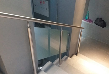 Ограждения и перила без ригелей купить в Казани