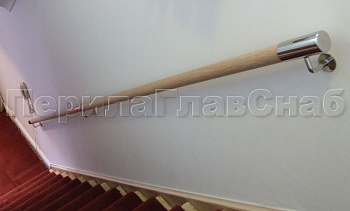 Деревянный пристенный поручень в Казани. Готовые проекты ПерилаГлавСнаб Деревянный пристенный поручень в Казани. Готовые проекты ПерилаГлавСнаб