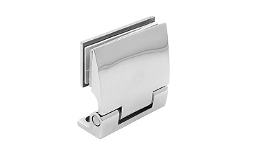 Петля стена-стекло 90°, односторонняя, без реза, нерж., полир. t315 PSS купить в Казани Петля стена-стекло 90°, односторонняя, без реза, нерж., полир. t315 PSS купить в Казани