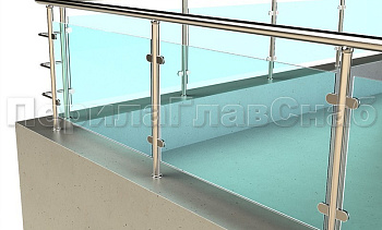 Кровельное ограждение из нержавеющей стали со стеклами в Казани. Готовые проекты ПерилаГлавСнаб Кровельное ограждение из нержавеющей стали со стеклами в Казани. Готовые проекты ПерилаГлавСнаб
