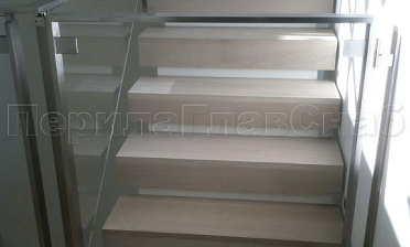 Зажимные одностворчатые калитки из нержавеющей стали со стеклом купить в Казани