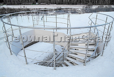 Готовые комплекты перил для лестниц купить в Казани