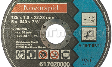Отрезной круг 125х22х1 Метабо Ф-0971 купить в Казани