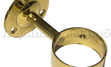 Держатель поручня Ø50.8 мм, выносной, с обхватом, золото k066-88 купить в Казани