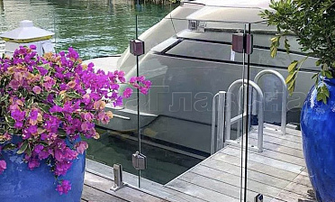 Стекло на креплениях: одностворчатые калитки стекло-стекло купить в Казани