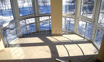 Ригельное ограждение для панорамных окон в Казани. Готовые проекты ПерилаГлавСнаб