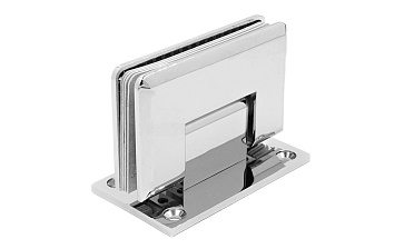 Петля для душевой кабины стена-стекло 90° 90х55 мм цинк, полированная t301 PZn купить в Казани