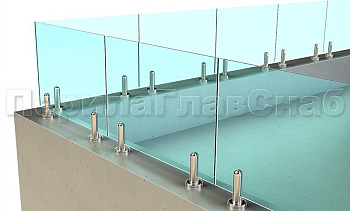 Ограждение для кровли на несущем стекле и министойках в Казани. Готовые проекты ПерилаГлавСнаб Ограждение для кровли на несущем стекле и министойках в Казани. Готовые проекты ПерилаГлавСнаб