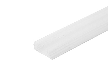 Рассеиватель света для трубы с пазом 24х24, плоский (хлыст 3 метра) k777-3 купить в Казани