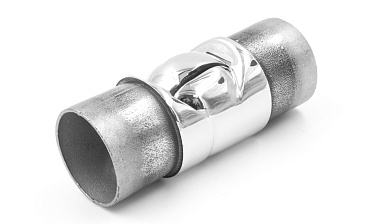 Поворот литой, внутренний, шарнирный, под Ø38.1мм, для трубы 1.00 - 1.2 мм (aisi 304) k250-5 купить в Казани Поворот литой, внутренний, шарнирный, под Ø38.1мм, для трубы 1.00 - 1.2 мм (aisi 304) k250-5 купить в Казани