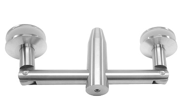 Крепление двойное с рутелями к стене, AISI 304 k629 купить в Казани