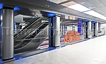 Ограждение атриума из стекла с поручнем без стоек в Казани. Готовые проекты ПерилаГлавСнаб