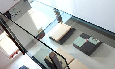 Сверхлегкое стеклянное перекрытие купить в Казани