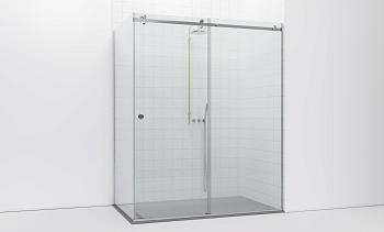 Комплект фурнитуры для раздвижной душевой перегородки, угловой, на профиле t552-1 в Казани. Готовые проекты ПерилаГлавСнаб