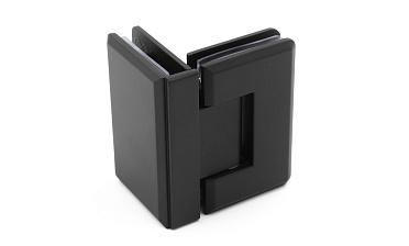 Петля для душевой стекло-стекло 90х55 мм, 90°, цинк, черный t304 BZn купить в Казани Петля для душевой стекло-стекло 90х55 мм, 90°, цинк, черный t304 BZn купить в Казани