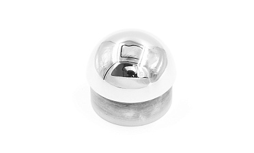 Заглушка литая сферическая на трубу Ø42.4х1.5 мм (AISI 304) полированная k272  купить в Казани Заглушка литая сферическая на трубу Ø42.4х1.5 мм (AISI 304) полированная k272  купить в Казани