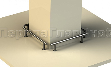 Защитный отбойник для автомобилей из черного металла купить в Казани