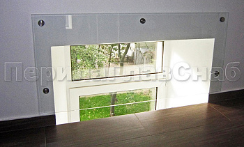 Ограждение со стеклом для окон в Казани. Готовые проекты ПерилаГлавСнаб