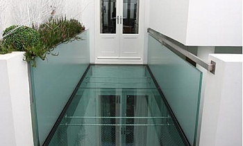 Двойное усиленное стеклянное перекрытие в Казани. Готовые проекты ПерилаГлавСнаб