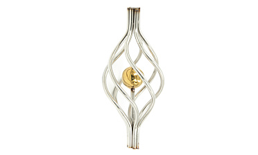 Декоративная вставка (корзинка) для стойки Ø25 мм, с золотым шаром k388-2 купить в Казани