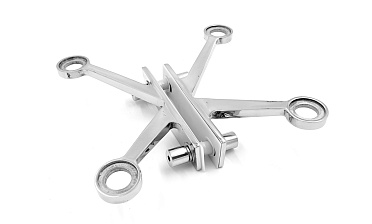 X-спайдер для установки на стеклянное ребро AISI 304 k290-X купить в Казани X-спайдер для установки на стеклянное ребро AISI 304 k290-X купить в Казани