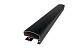 Трек для раздвижной системы на G-профиле, длина 2000мм, черный t408 BL