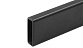 Трек прямоугольный 30х10х1,5, длина 3000мм, черный t440 BL