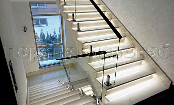 Ограждения лестничных маршей в Казани. Готовые проекты ПерилаГлавСнаб