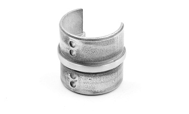 Соединитель для поручня с пазом Ø48.3 х 5 мм, шлифованный, AISI 304 Фk236-2 купить в Казани