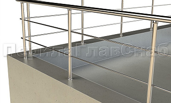 Ограждение на кровлю с ригельным заполнением в Казани. Готовые проекты ПерилаГлавСнаб Ограждение на кровлю с ригельным заполнением в Казани. Готовые проекты ПерилаГлавСнаб