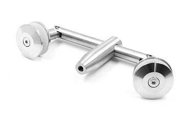 Крепление двойное с рутелями к тяге, AISI 304 k628 купить в Казани