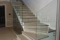 Ограждения лестничных маршей в Казани. Готовые проекты ПерилаГлавСнаб - фото 9