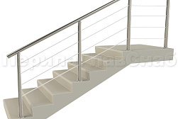 Тросовые ограждения в Казани. Готовые проекты ПерилаГлавСнаб - фото 1