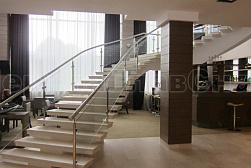 Стеклянные ограждения для торговых  и бизнес центров в Казани. Готовые проекты ПерилаГлавСнаб - фото 5