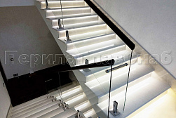 Ограждения лестничных маршей в Казани. Готовые проекты ПерилаГлавСнаб - фото 8