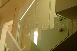 Поручни, перила и ограждения с подсветкой в Казани. Готовые проекты ПерилаГлавСнаб - фото 23