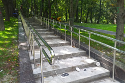 Перила для лестниц из металла в Казани. Готовые проекты ПерилаГлавСнаб - фото 11