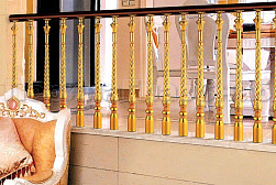 Латунные перила под золото в Казани. Готовые проекты ПерилаГлавСнаб - фото 6 Латунные перила под золото в Казани. Готовые проекты ПерилаГлавСнаб - фото 6