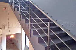 Ограждения из нержавеющей стали с тремя ригелями в Казани. Готовые проекты ПерилаГлавСнаб - фото 8