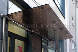 Стеклянные козырьки на вантах в Казани. Готовые проекты ПерилаГлавСнаб - фото 31