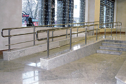 Поручни для инвалидов из нержавеющей стали в Казани. Готовые проекты ПерилаГлавСнаб - фото 13