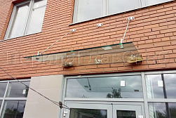 Стеклянные козырьки на вантах в Казани. Готовые проекты ПерилаГлавСнаб - фото 7