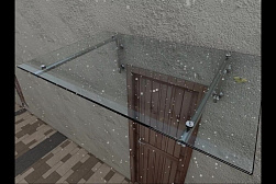 Консольные козырьки и навесы в Казани. Готовые проекты ПерилаГлавСнаб - фото 12