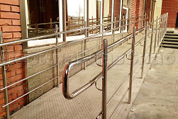 Поручни для инвалидов из нержавеющей стали в Казани. Готовые проекты ПерилаГлавСнаб - фото 6