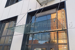 Стеклянные козырьки на вантах в Казани. Готовые проекты ПерилаГлавСнаб - фото 10