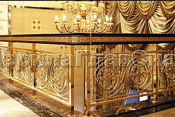 Латунные перила под золото в Казани. Готовые проекты ПерилаГлавСнаб - фото 17 Латунные перила под золото в Казани. Готовые проекты ПерилаГлавСнаб - фото 17