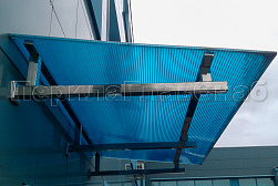 Консольные козырьки и навесы в Казани. Готовые проекты ПерилаГлавСнаб - фото 6